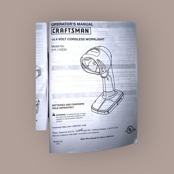 Craftsman Drill & Work Light Carrying Case Only - Picture 10 of 12